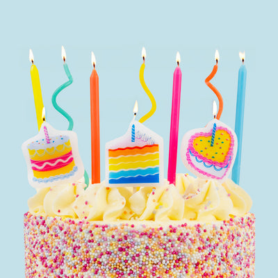 Birthday Cake Candles - 10 Pack | Cake Candles |