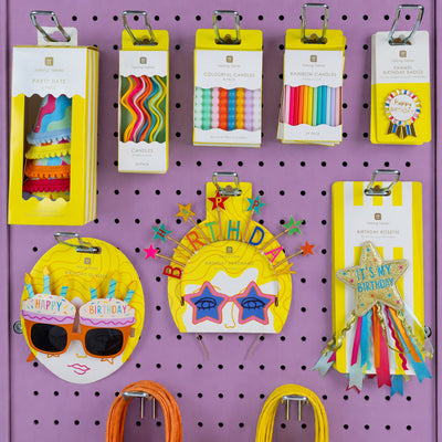 Rainbow Birthday Candles - 24 Pack | Cake Candless |