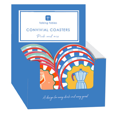4 Drink Icons Coasters - POS Unit