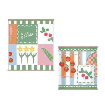 Spring Icons Recyclable Storage Tins - 2 Pack