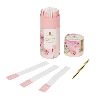 Bride Wedding Day Keepsake Advice Sticks
