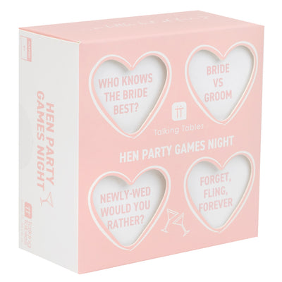 Pink Packaging Hen Party Games
