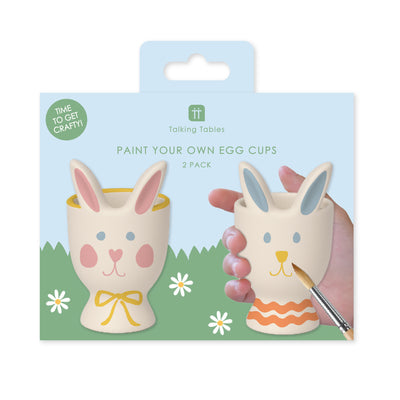 Paint Your Own Ceramic Easter Egg Cup - 2 Pack