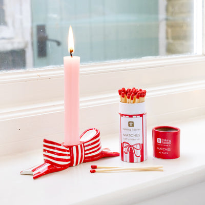 Bow Christmas Small Matches - 45 Pack