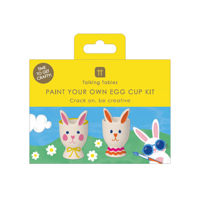 Paint Your Own Ceramic Egg Cups - 2 Pack | Easter Craft |