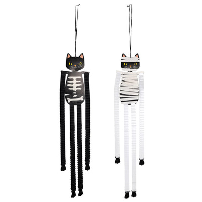 Halloween Cats Honeycomb Decoration - 2 Pack