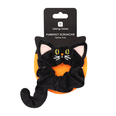 Halloween Cat Scrunchie