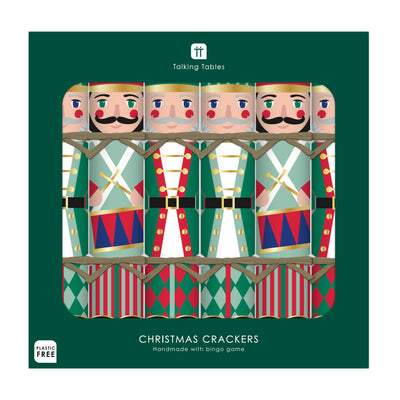 Nutcracker 2 Design Christmas Crackers - 6 Pack | Christmas Decor |