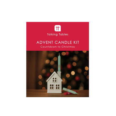 House & Advent Candle Kit | Christmas Decor |