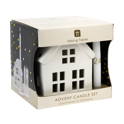 House & Advent Candle Kit | Christmas Decor |