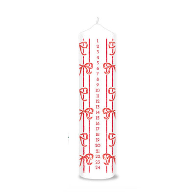 Candly Christmas Pillar Advent Candle