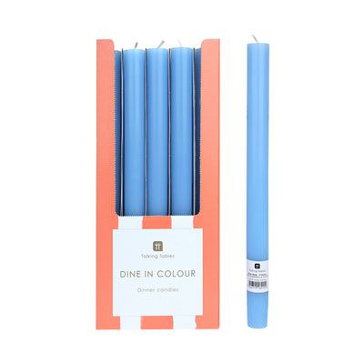 Blue Dinner Candles - POS Unit