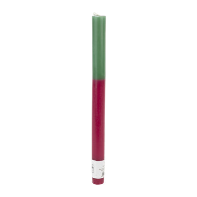 Green & Burgundy Straight Dinner Candles - Display | Everyday |