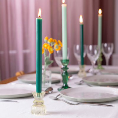 Green Straight Dinner Candles - POS Unit