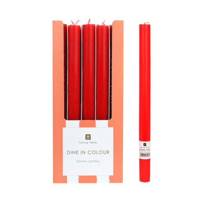 Red Dinner Candles - POS Unit