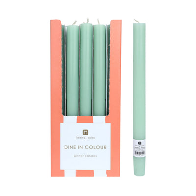 Sage Green Dinner Candles - POS Unit