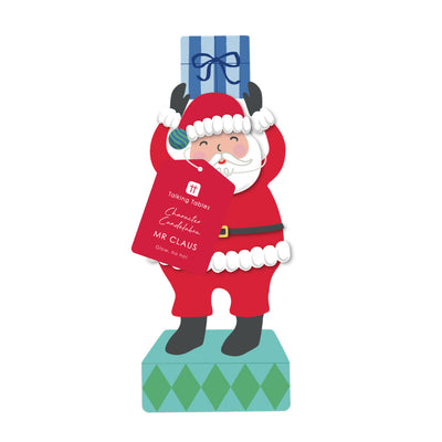 Hand-Painted Santa Candle Holder | Christmas Decor |
