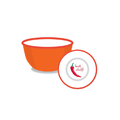 Hot Stuff Chilli Enamel Bowl - 10cm