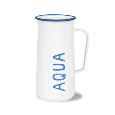 Enamel Water Jug "Aqua" - 20cm | Summer Kitchenware |