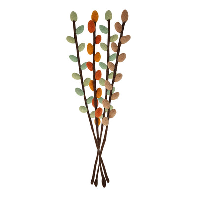 Autumn Hues Felt Branch Decorations - 4 Pack
