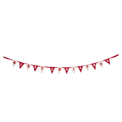 Happy Christmas Felt Bunting - 2m | Christmas Decor |