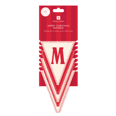 Happy Christmas Felt Bunting - 2m | Christmas Decor |