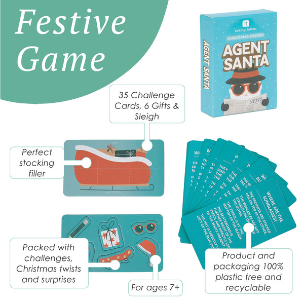 CHRISTMAS WORD SCRAMBLE CARDS PARTY GAME CHRISTMAS ENTERTAINMENT