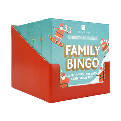 Christmas Family Bingo Game - 6 Pack Display