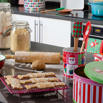 Santa Double Christmas Oven Gloves | Kitchenware |