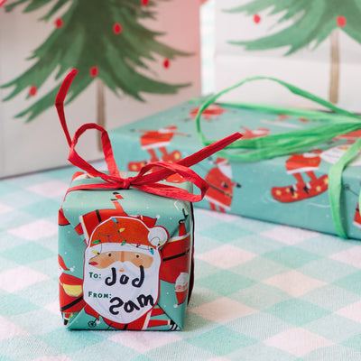Santa Christmas Stickers - 70 Stickers