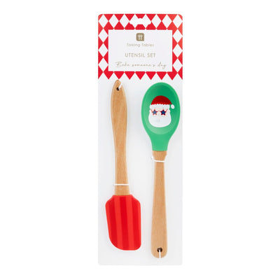 Santa Silicone Kitchen Utensils - 2 Pack Set | Kitchenware |
