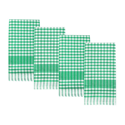 Green Gingham Fabric Napkins - 4 Pack | Kitchenware |