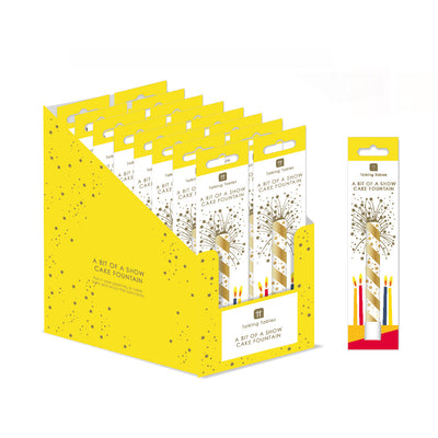 Gold Cake Fountains - Display