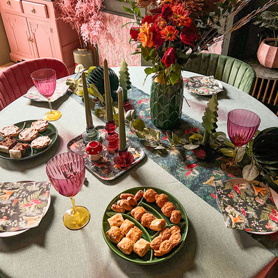 Forest Green Table Runner - 2m - 12 Pack Display