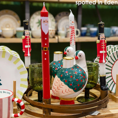 Bird Ceramic Candle Holder - 20cm