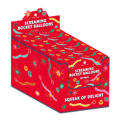Screaming Rocket Balloons - Display