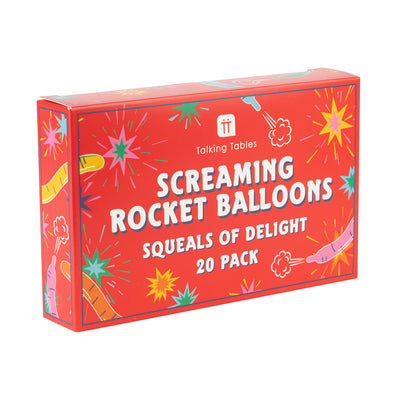 Screaming Rocket Balloons - Display