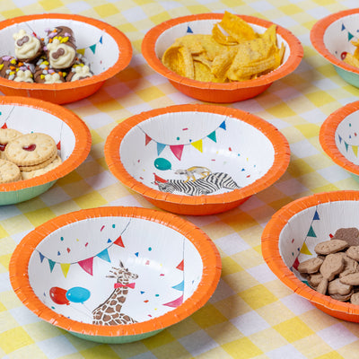 Party Safari Paper Bowls - 8 Pack