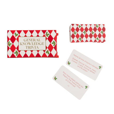 General Knowledge Trivia Christmas Sleigh - 6.5cm | Christmas Game |
