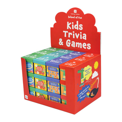 School of Fun Kids Trivia & Games POS Unit