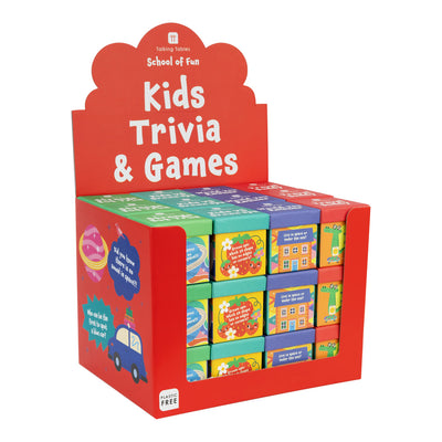 School of Fun Kids Trivia & Games - 36 Pack Display