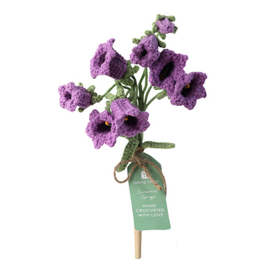 Bellflower Crochet Sprigs - 18cm - 2 Pack