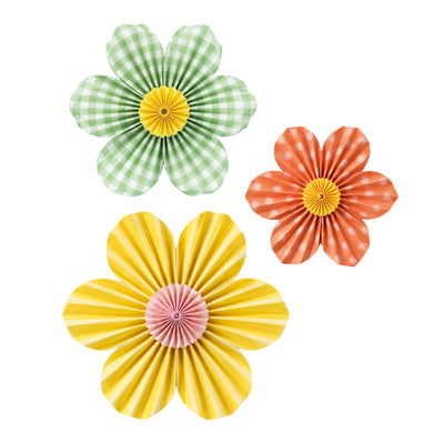 Paper Flower Decorations - 3 Pack | Spring Decor |