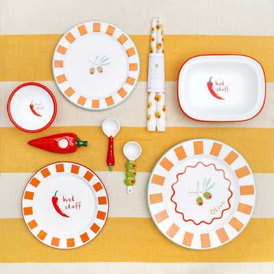 Yellow Stripe Cotton XL Tablecloth - 160cm x 250cm | Spring |