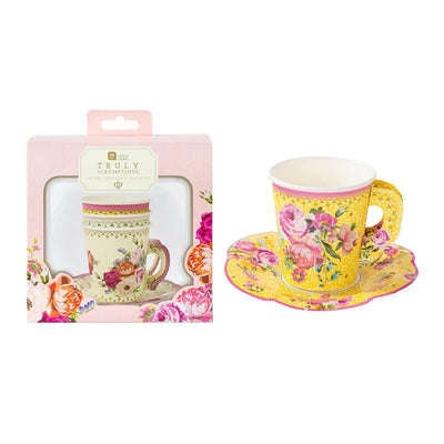 Truly Scrumptious Vintage Paper Cup Set - 12 Pack