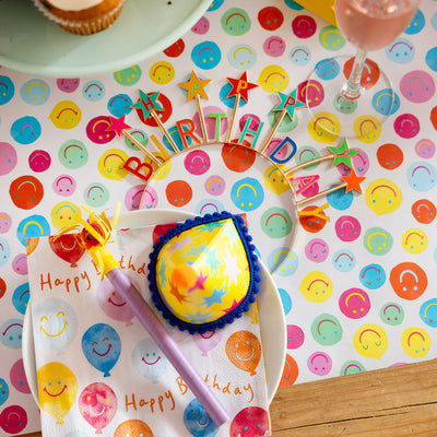 Rainbow Star Happy Birthday Headband | Birthday Wearables |