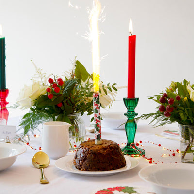 Botanical Christmas Pudding Ice Fountain