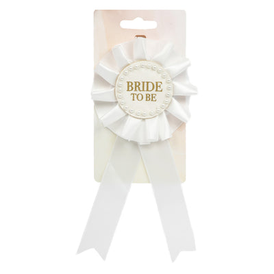 Blossom Girls 'Bride to Be' Pearl Rosette
