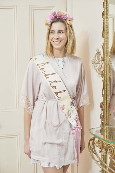 Blossom Girls Bride to Be Sash