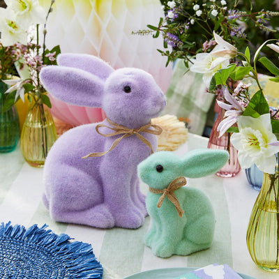 Spring Bunny Lilac Table Decoration 23.5cm